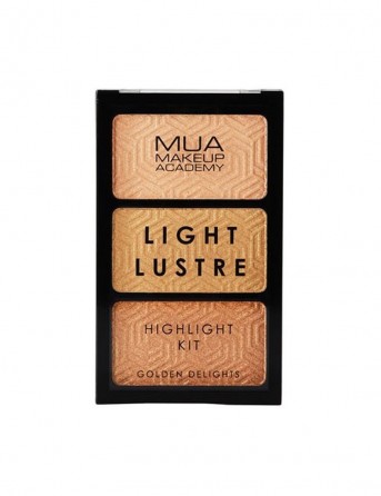 MUA Light Lustre Trio Highlight - Golden Delights