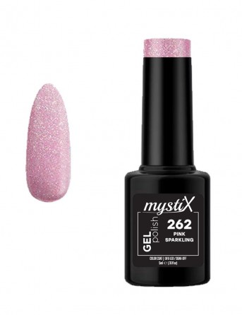 MystiX Gel Polish 262 (Pink Sparkling) 5ml