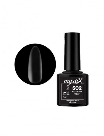 MystiX Gel Polish 502 (Matte Top Coat) 8ml