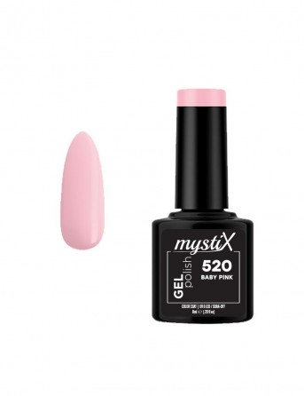 MystiX Gel Polish 520 (Baby Pink) 8ml