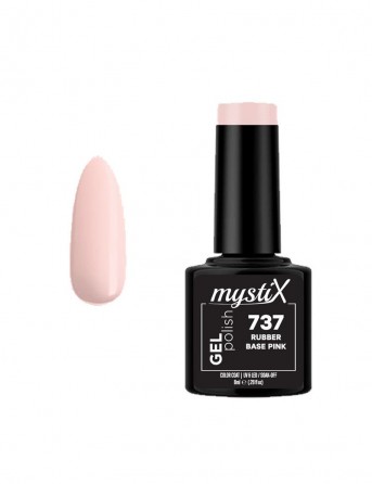 MystiX Gel Polish P737 (Rubber Base Pink) 8ml