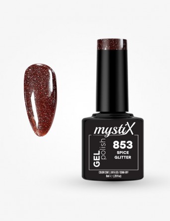 MystiX Gel Polish 853 (Spice Glitter) 8ml